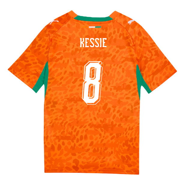 2026-2027 Ivory Coast Home Shirt (Kids) (Kessie 8)-SoccerKits Hub | Buy Soccer Jerseys Online
